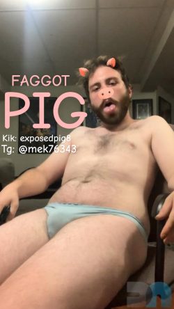 EXPOSED PIG! PLEASE HUMILIATE AND DEGRADE ME!
