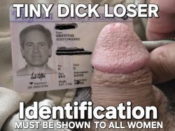 Tiny Dick Loser Identification