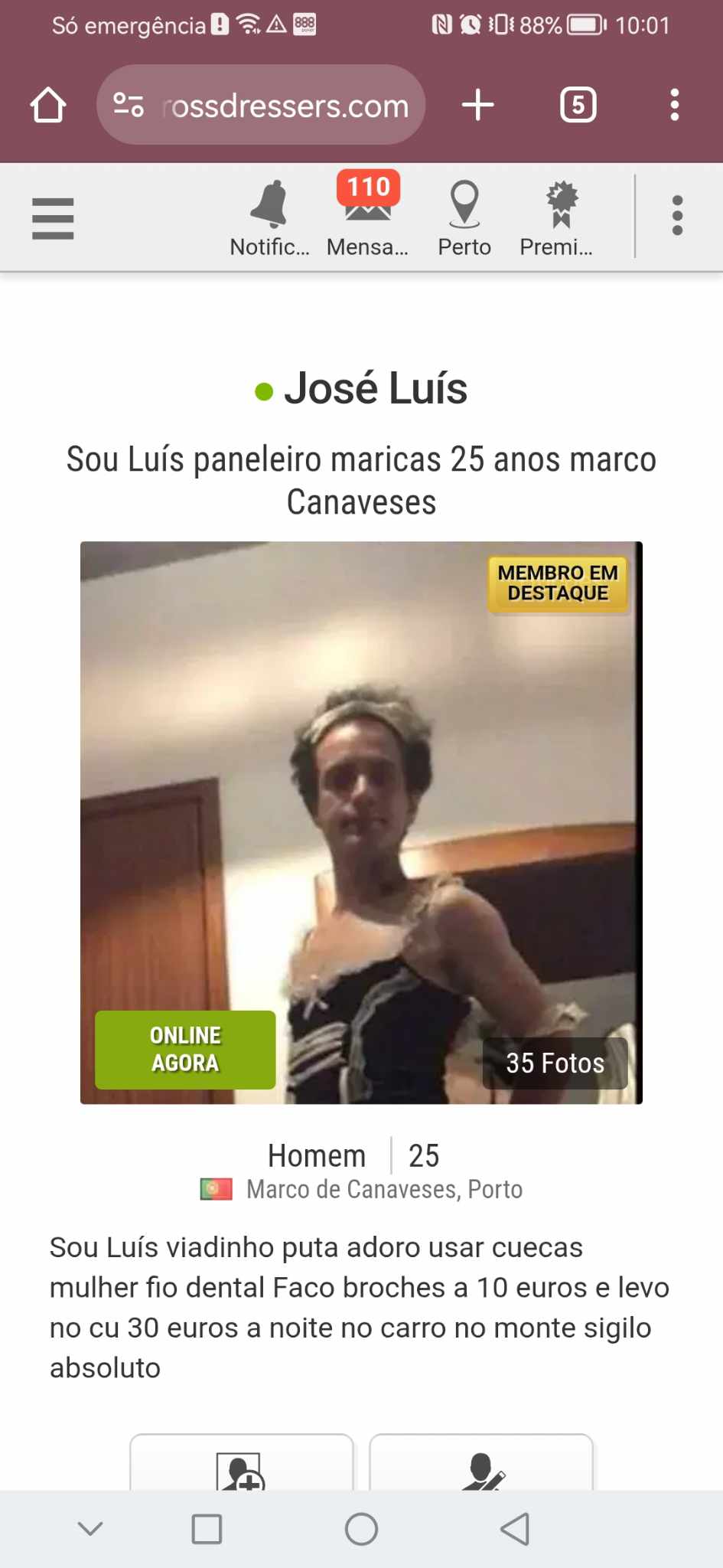 Luís from Portugal exposed biggest f*ggot sl*t prostitute