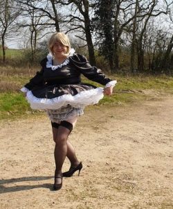Sissy Vanessa daleman – Sissy maid vanessa daleman outside