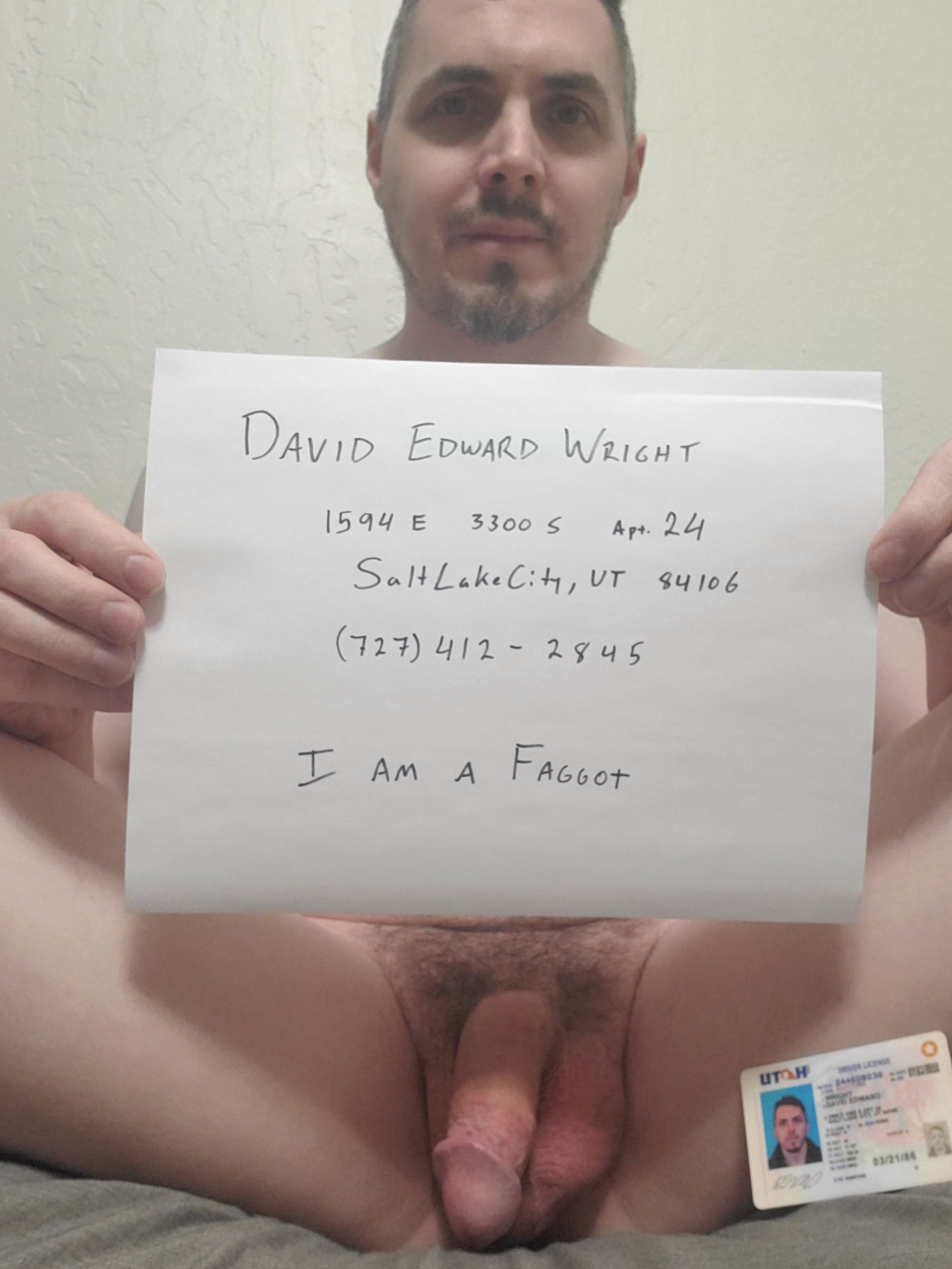 David Wright totally exposed with ID