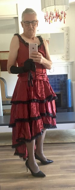 Sissy saloon girl