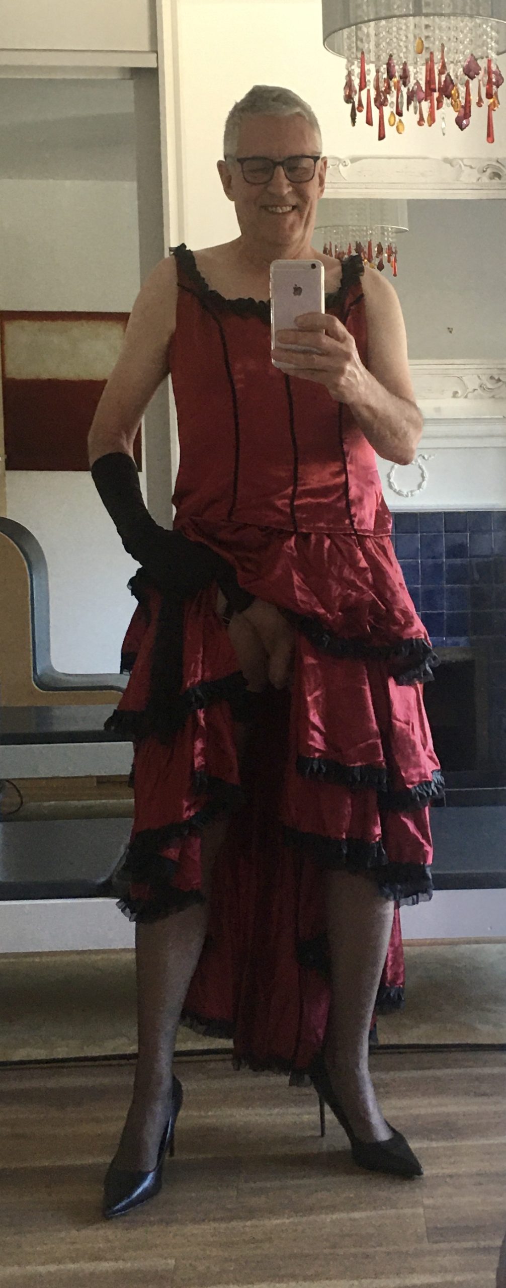 Sissy saloon girl