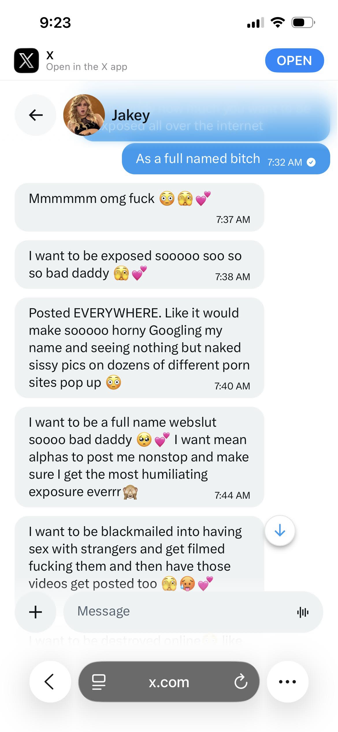 Sissy whore