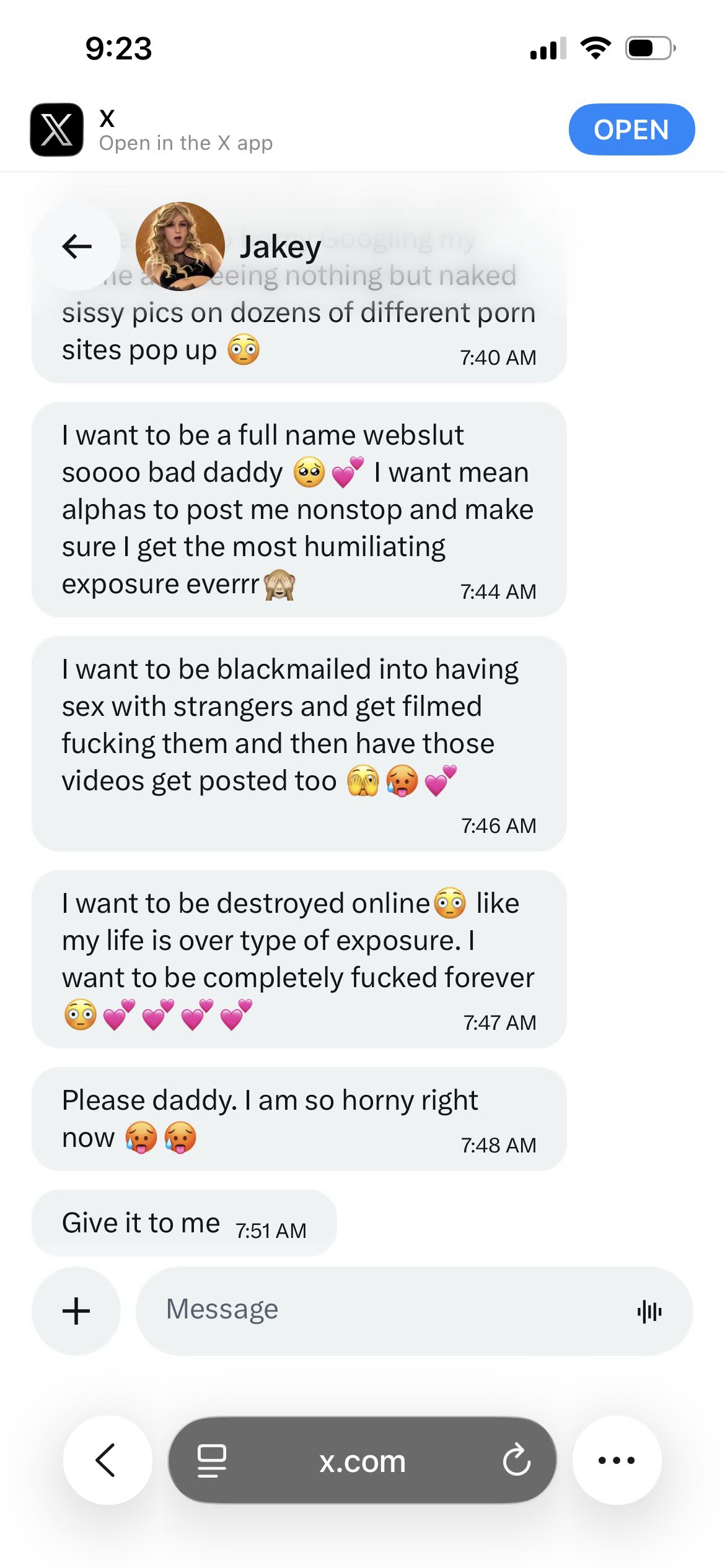 Sissy whore