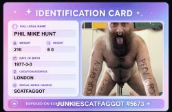 London f*ggot for Pozzing