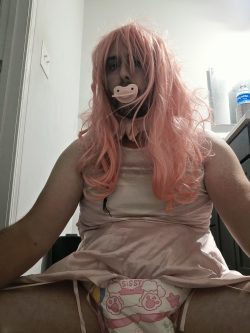Pathetic diaper wearing virgin