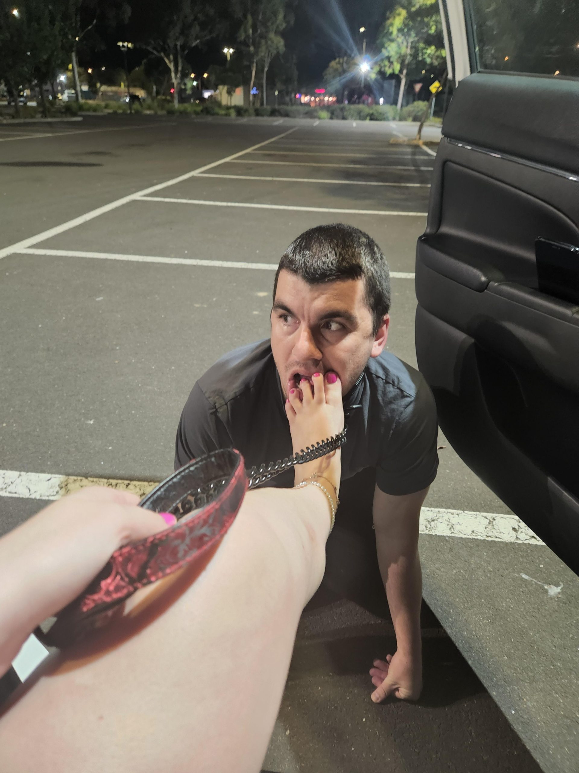 Locked up foot slave