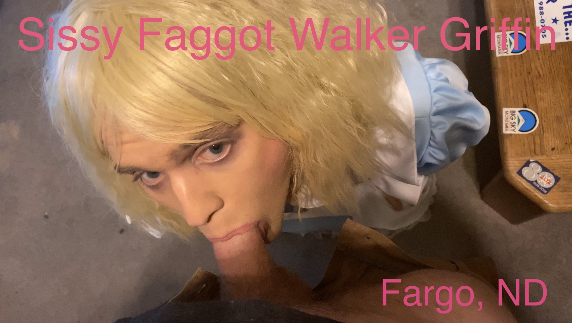Sissy cocksucker Walker Griffin