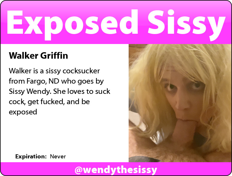 Sissy cocksucker Walker Griffin