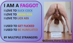 Allinone_dus  – Outing f*ggot and dirty slave Allinone from Germany
