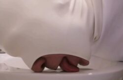 Rubber fag Allinone into dirty