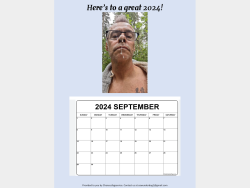 Pig faggot’s fourth quarter 2024 calendar