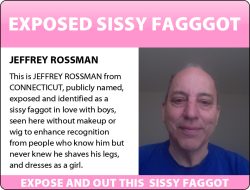 sissy jeffrey Rossman exposes his ID cards