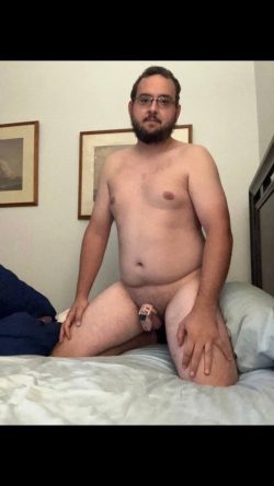 Blackout chastity post