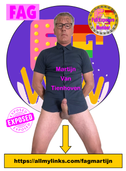Dutch faggot Martijn van Tienhoven exposes all
