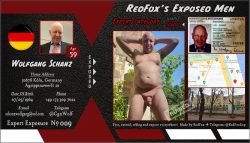 No privacy for faggot Wolfgang Schanz