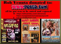 Rob Venuta is so lucky to be outed and exposed by Mistress NikkiSadistic
