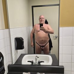 Tiny dick faggot Guy Trepanier in inverted chastity