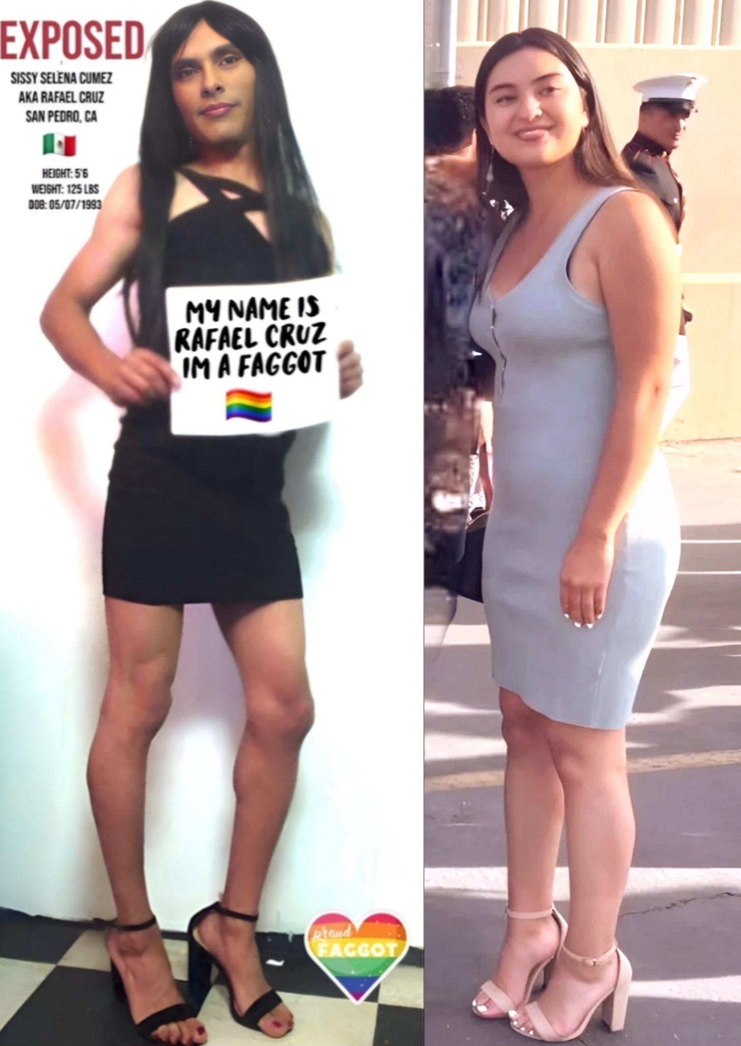 ~ F A G Rafael Cruz AKA Sissy Selena Cumez Exposed