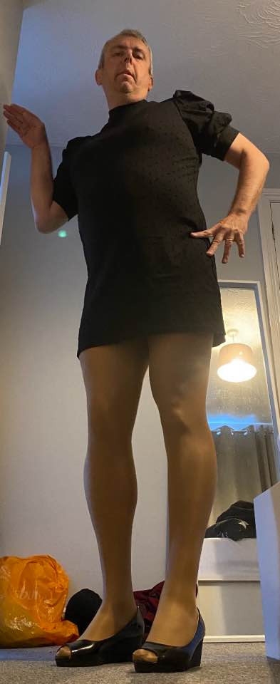 Exposed tights loving faggot