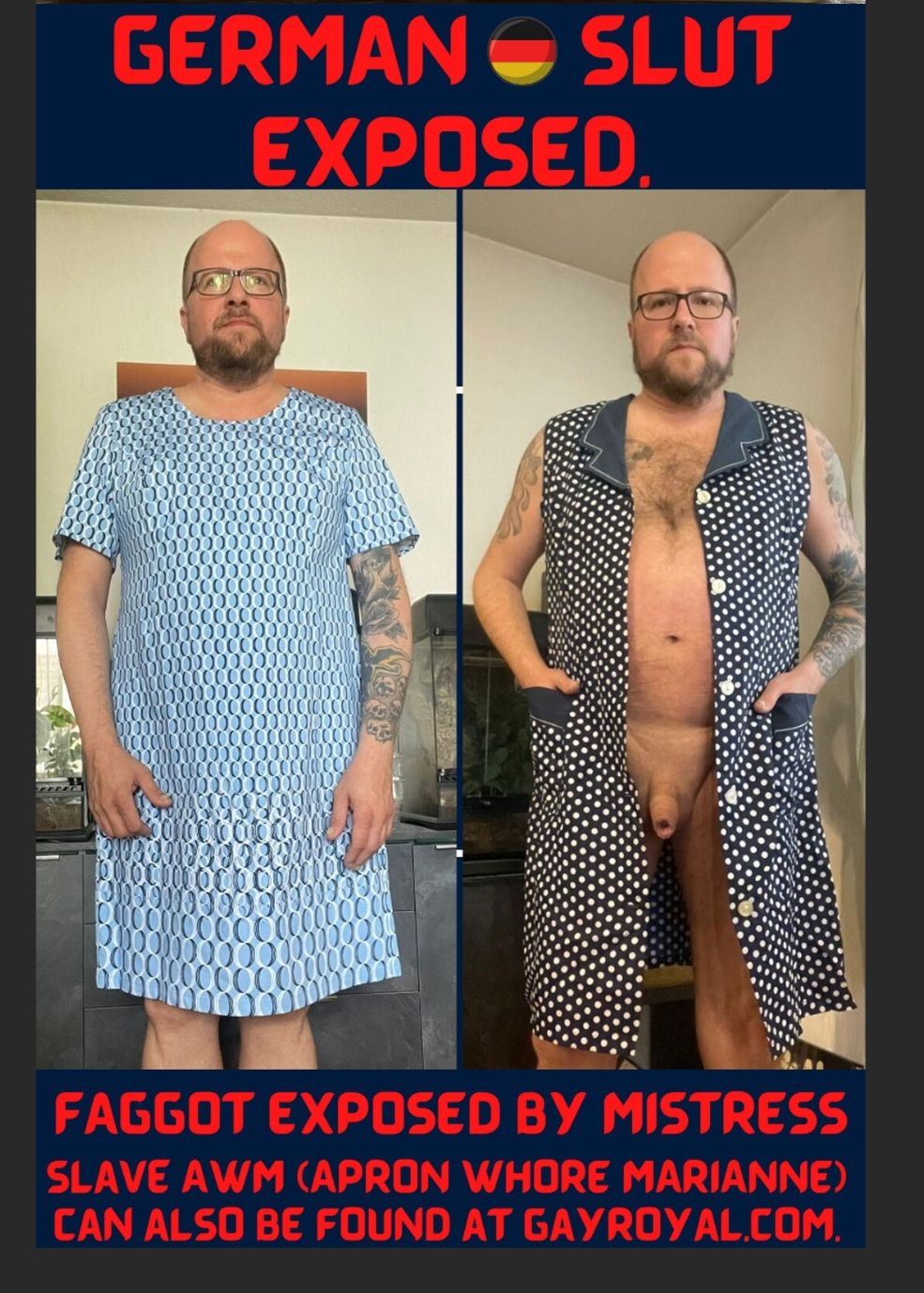Cum sl*t MARIANNE BÜHLER – wh*re For Real Dick Men a.k.a  NURSE APRON SISSY MARIANNE BÜHLER