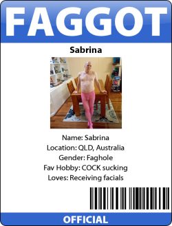 Sabrinaf*g – f*ggot badge
