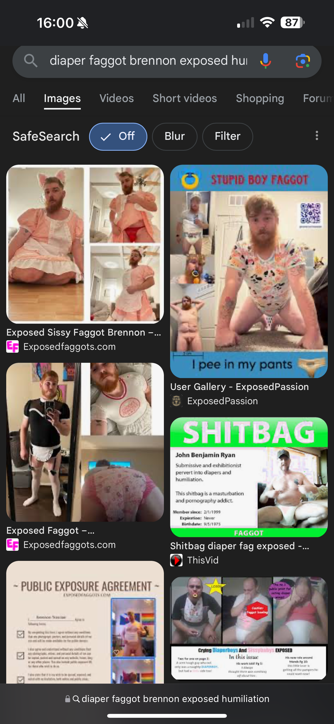 Diaper f*g Brennon exposed – Diaper f*g exposed