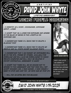 sissy David John Whyte – Locked Profile Contract