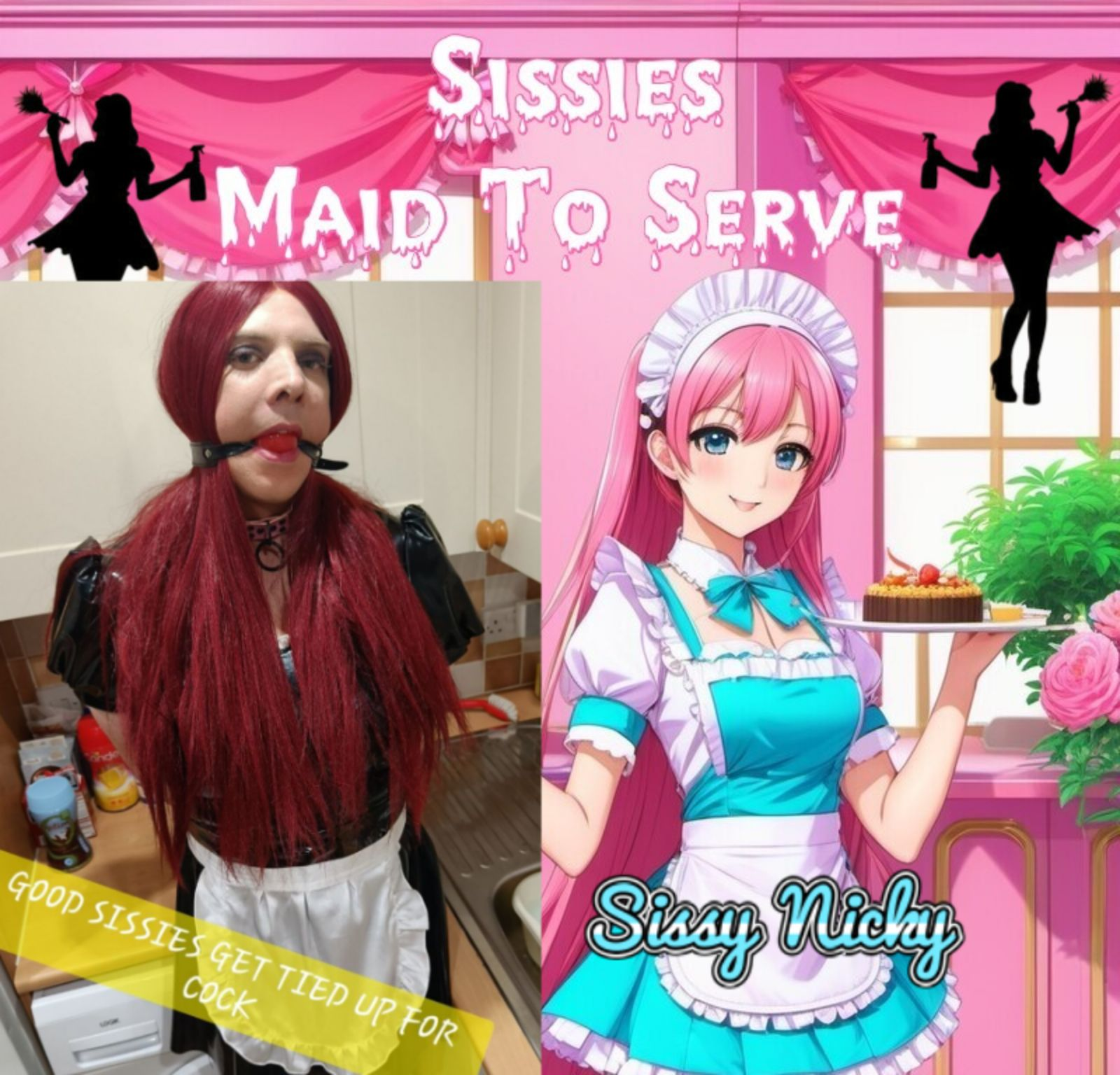 SissyNicky  – More captions made from my pics!