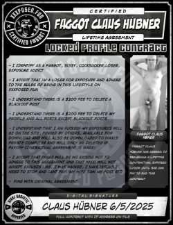 locked profile contract – f*ggotclaus