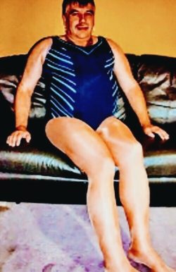 ~ Transe in nylons pantyhose and swimsuit exposed