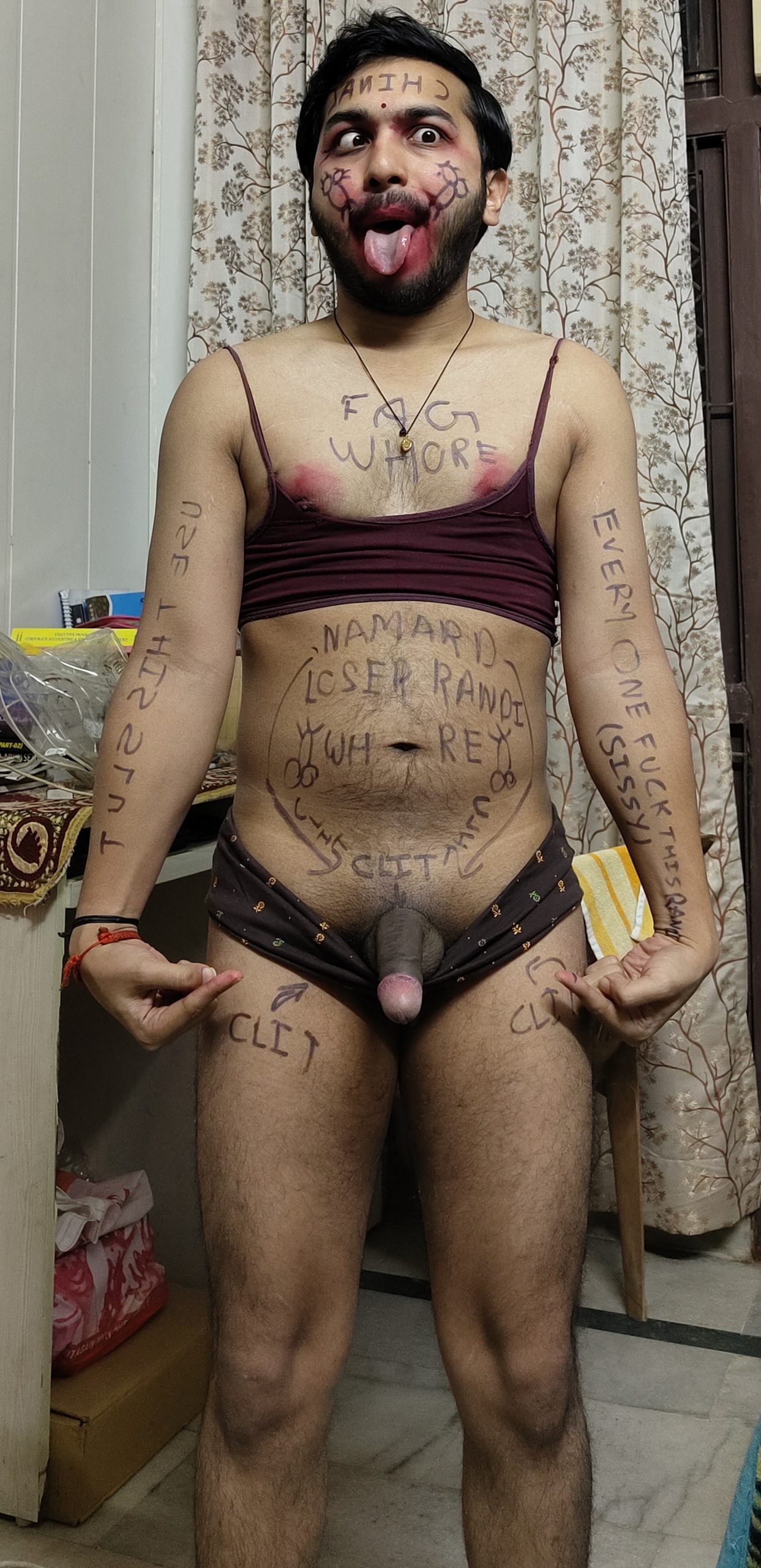 Indian sissy f*ggot