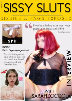 SarahZoccola sissy sl*t forever exposed