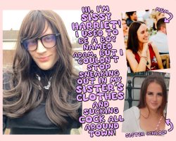 Sissy loser HARRIET wants to get CAUGHT and RUINED!