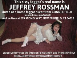 sissy f*ggot Jeffrey Rossman – Your Default Title