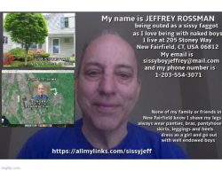 sissy f*ggot Jeffrey Rossman – Your Default Title